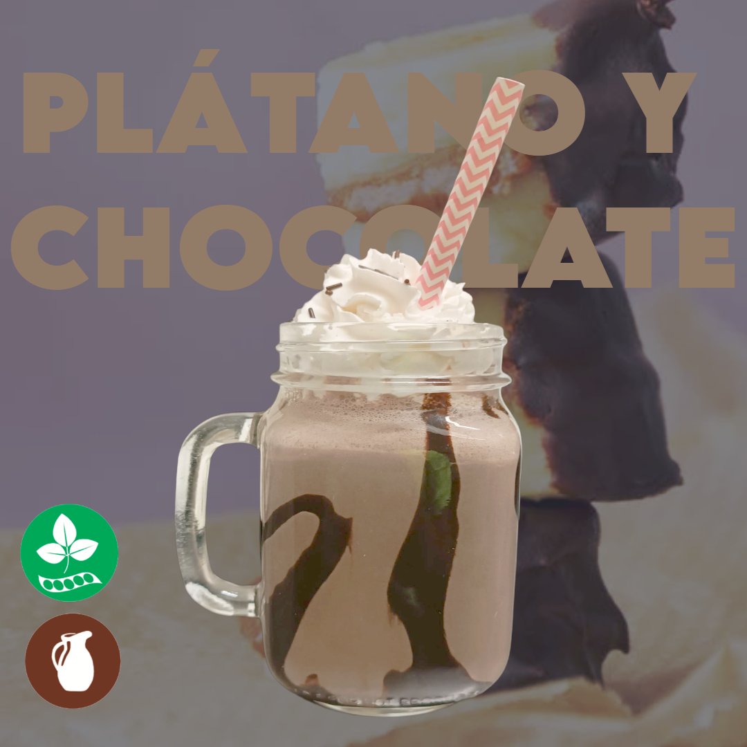Plátano y chocolate